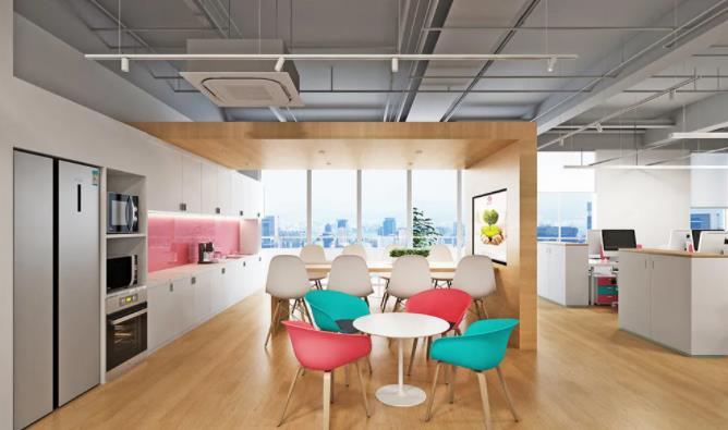 四個溫馨又有情調(diào)的辦公室休閑區(qū)設計案例,上海辦公室設計公司